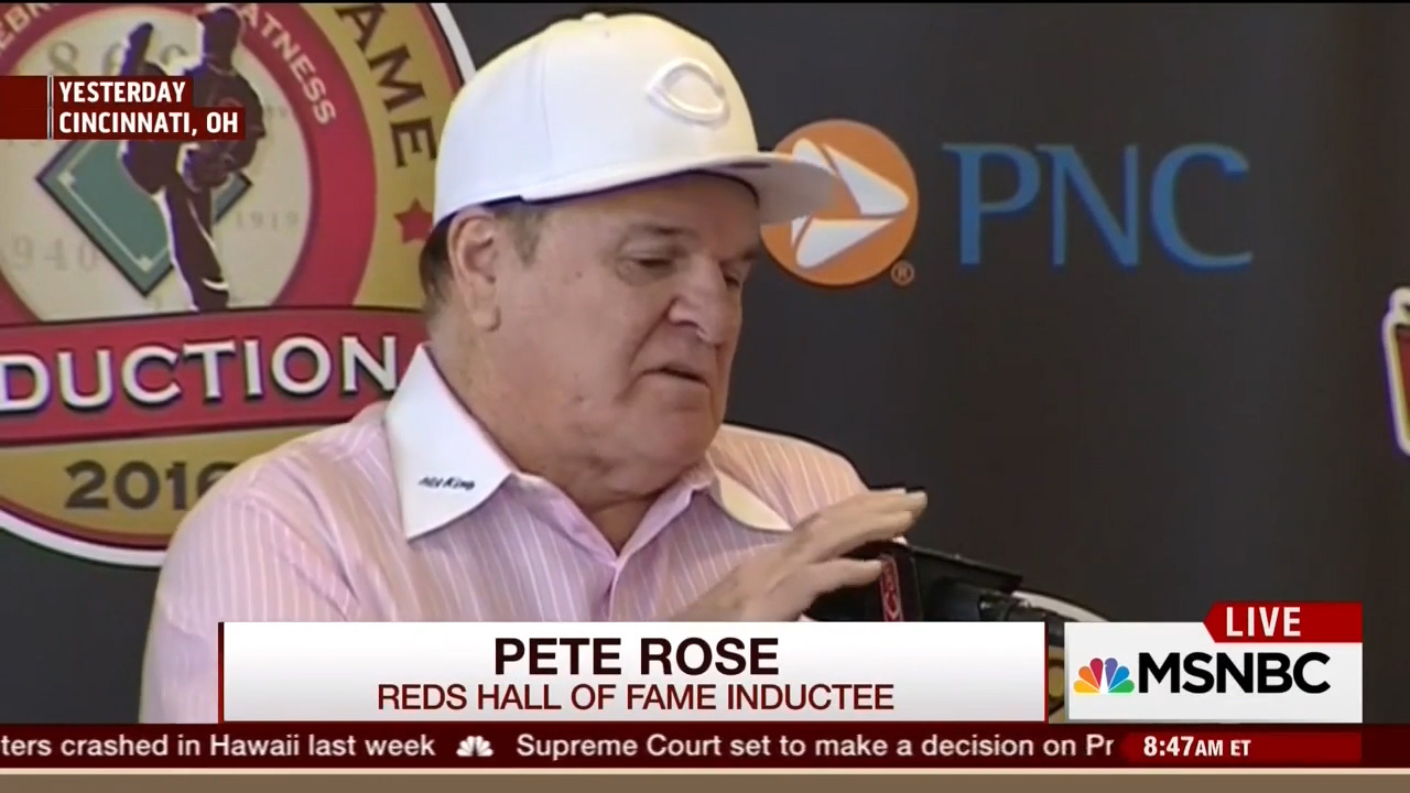 Mike Barnicle on the controversial Major League Baseball player Pete Rose